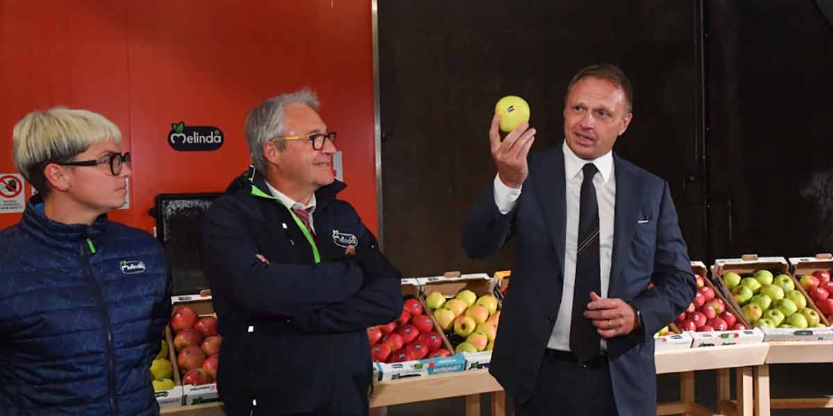 Lollobrigida visita Melinda: «Celle ipogee modello da seguire»